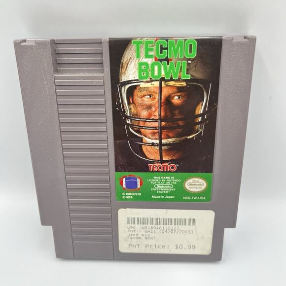 Tecmo Bowl (Nintendo Entertainment System, 1989) NES game WORKS! - Picture 1 of 6
